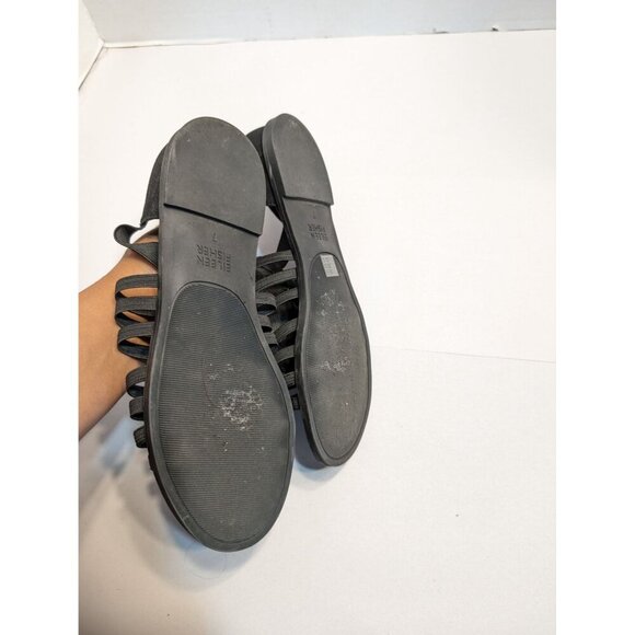 Eileen Fisher Women’s Black Rato Strappy Sandals 7 - Picture 7 of 9